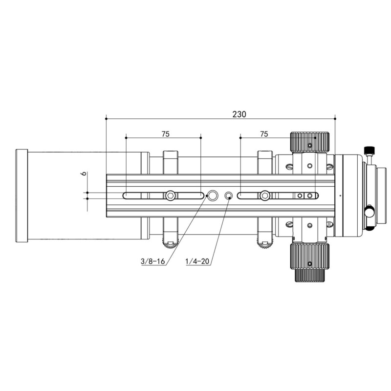 Askar Apochromatische refractor AP 71/490 Flat-Field 71F OTA