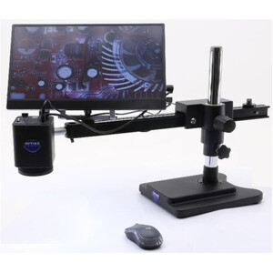 Optika Microscoop IS-4K2, zoom opt. 1x-18x, Autofocus, 8 MP, 4K Ultra HD, overhanging stand, 15.6" screen