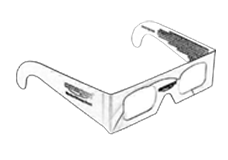 Zonnebrillen voor zonsverduisteringen