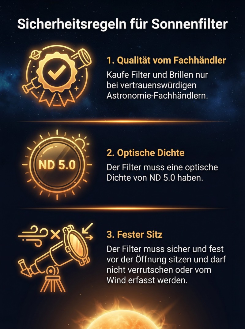 Checkliste für die sichere Beobachtung: