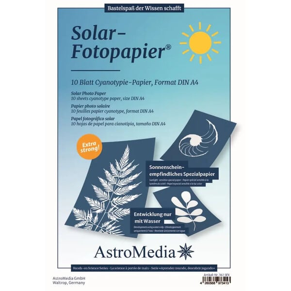 AstroMedia Set Das Solar-Fotopapier DIN A4 10 Stück