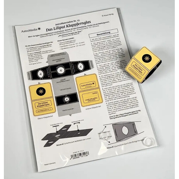 AstroMedia Set Das Liliput Klappfernglas