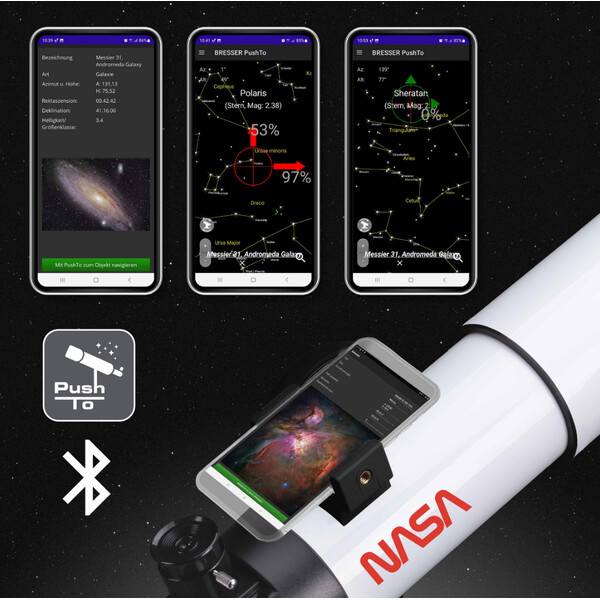 ISA Telescoop AC 70/350 AZ Space Exploration PushTo