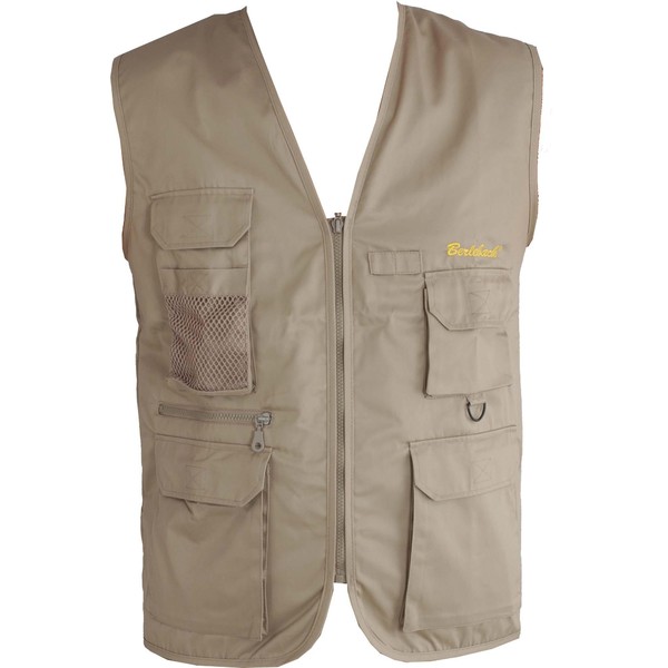 Berlebach Foto gilet, beige, maat M