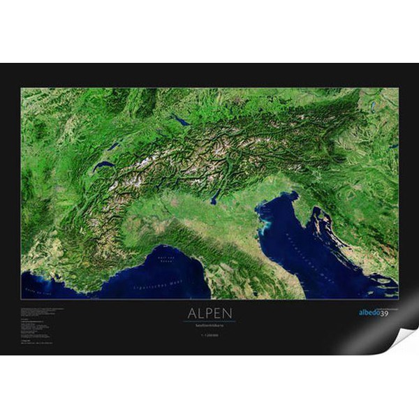 albedo 39 Regionale kaart Alpen (Duits)