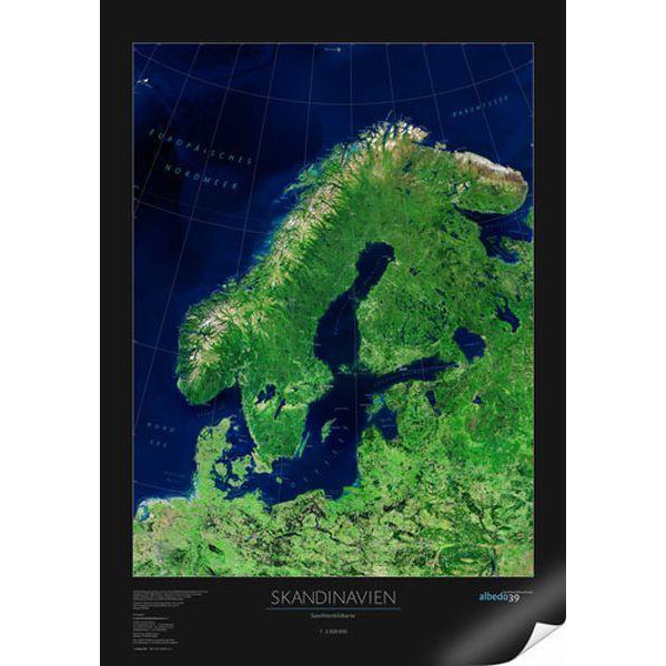 albedo 39 Regiokaart Scandinavische landen (Engels)