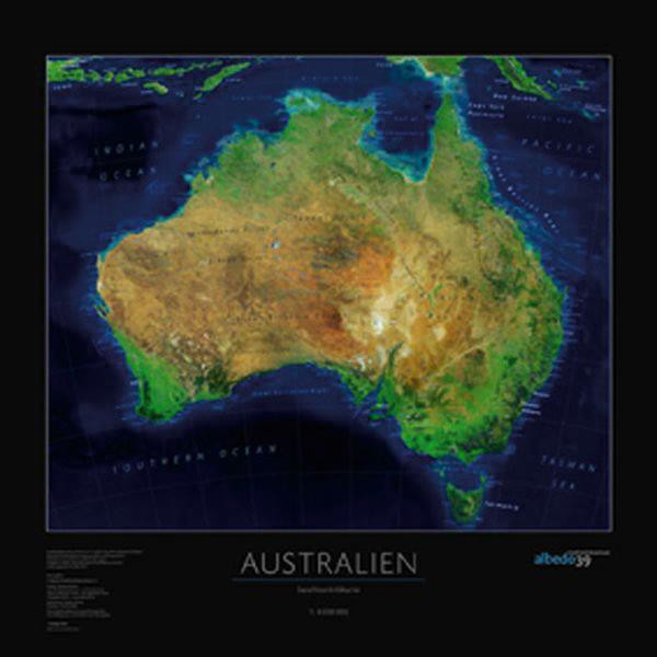 albedo 39 continentkaart Australië (Duits)