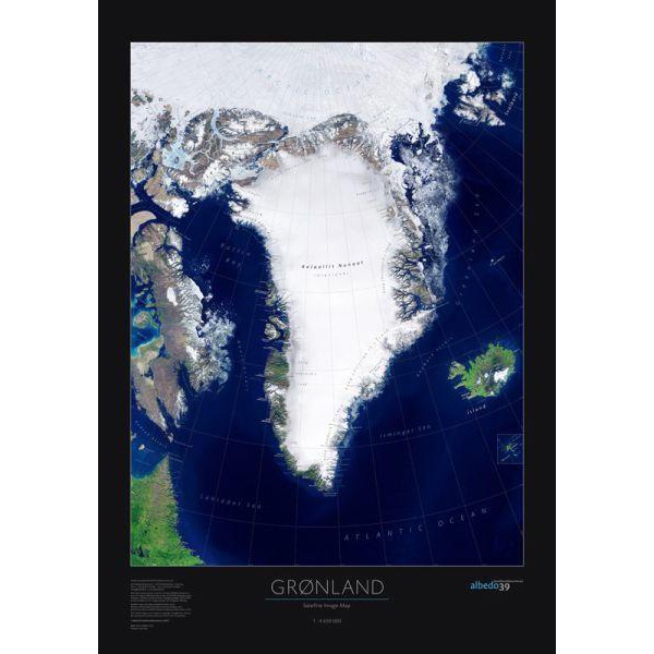 albedo 39 Kaart Groenland