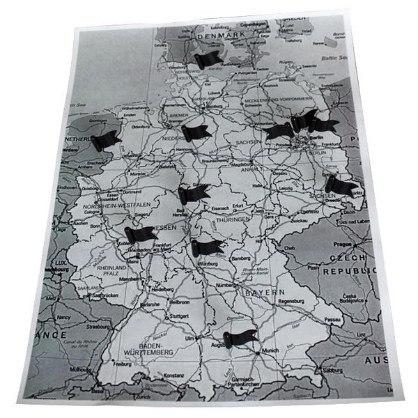 Markeervlaggetjes 20 stuks zwart