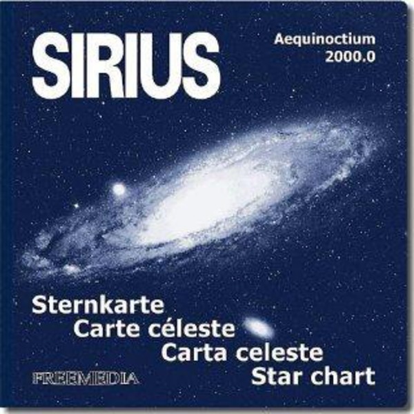 Freemedia Sterrenkaart Carta celeste SIRIUS Grande modello