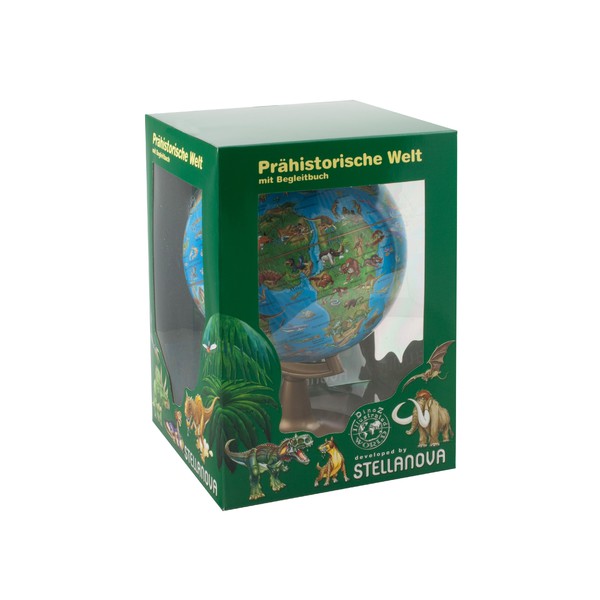 Stellanova DinoZ kinderglobe prehistorische wereld (Duits) 15cm