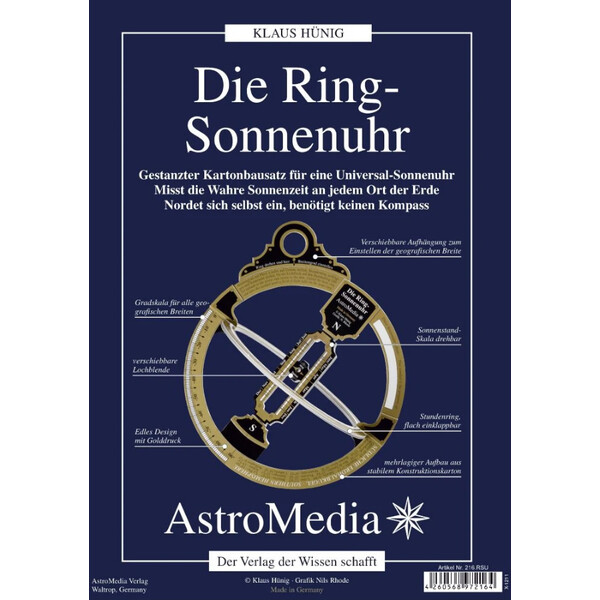 AstroMedia De ring zonnewijzer (Duits)