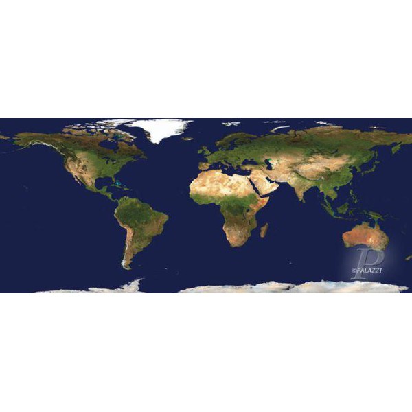 Palazzi Verlag Poster Erde bei Tag Leinwandprint