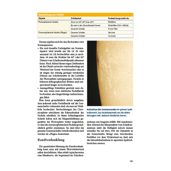 Oculum Verlag Die Sonne - Eine Einführung für Hobby-Astronomen (Duits)