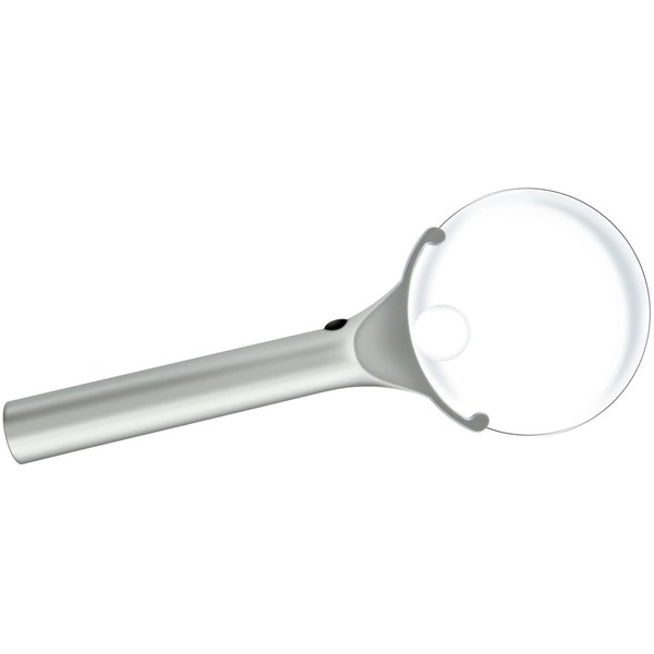 Bresser Vergrootglazen LED loep randloos kunststof 2.5x, 85mm met etui