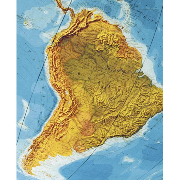 Columbus Staande globe Duo 51cm Holzfuß