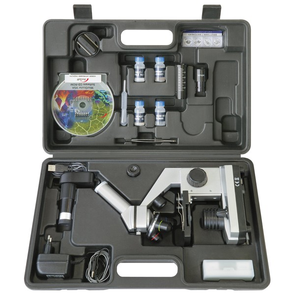 Bresser Junior Biolux CEA microscoopset, USB, koffer, 40x -1024x