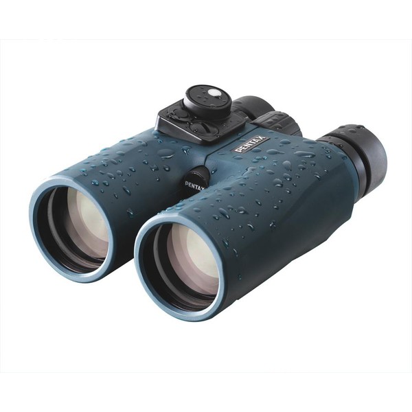 Pentax Verrekijkers Hydro Marine kompas 7x50, blauw