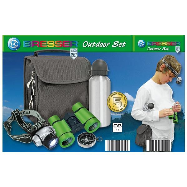 Bresser Junior Verrekijkers Junior outdoorset met verrekijker en drinkfles