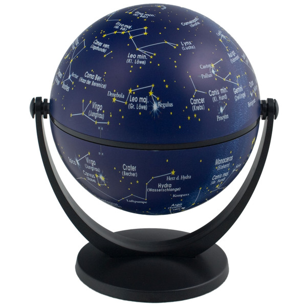 Stellanova Draaibare globe sterrenhemel met IQ-Quiz (Duits) 10cm