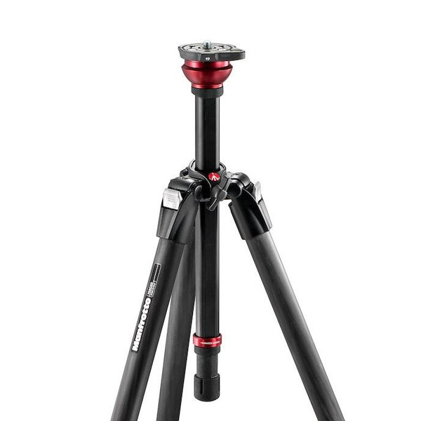 Manfrotto Carbon statief 755CX3 MDEVE, met 50mm nivelleer-halfkogel