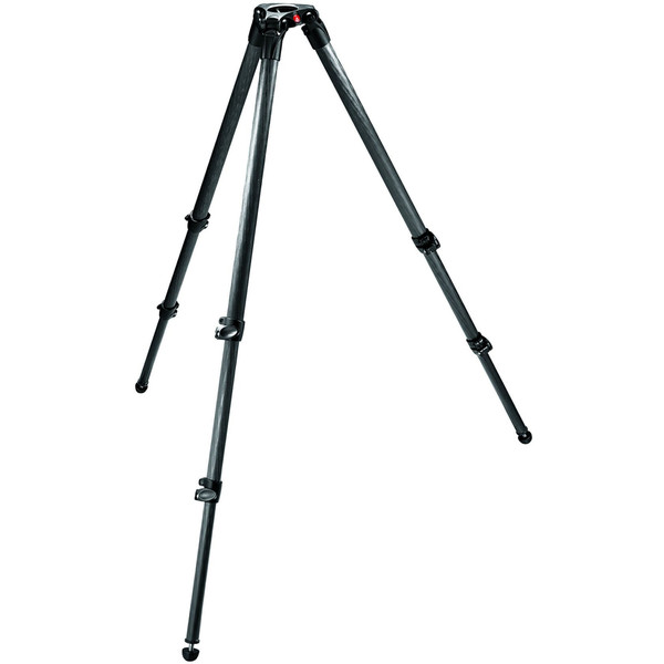 Manfrotto Carbon statief 535 MPRO met nivelleer-halfkogel 75mm