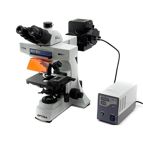 Optika Microscoop B-600TiFL, trinocular, fluorescence microscope