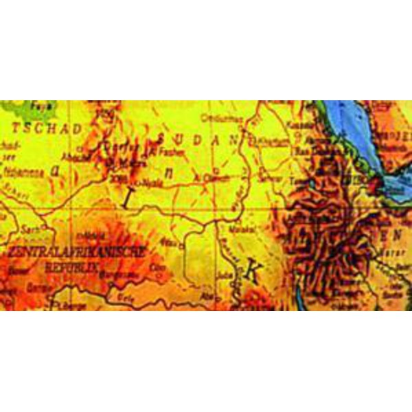 Columbus Kinderglobe Terra zwart 26cm