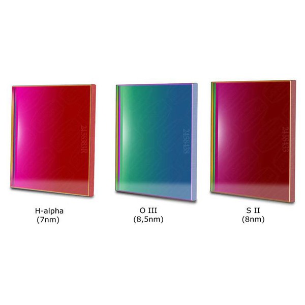 Baader LRGBC-H-alpha OIII en SII-filterset 7nm, 65x65mm