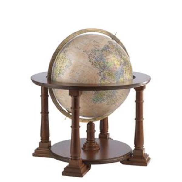 Zoffoli living Staande globe Mercatore Rosa antico 60cm