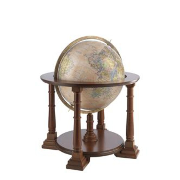 Zoffoli Staande globe Mercatore Rosa antico 50cm
