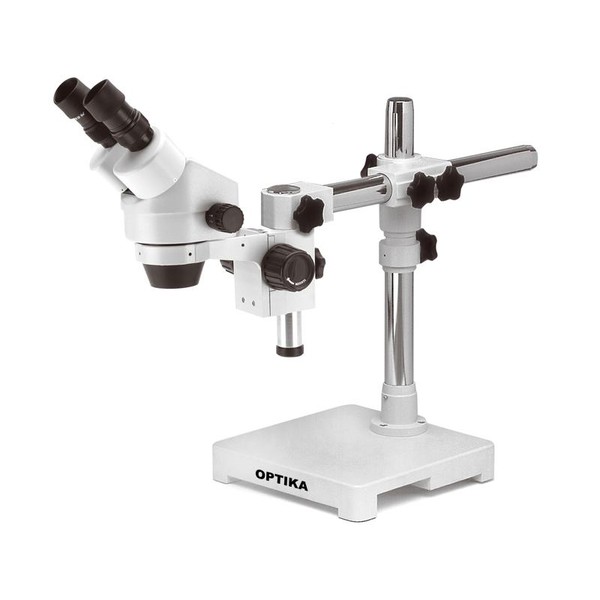 Optika Stereo zoom microscoop SZM-3, binoculair, 7x-45x, zwenkstatief