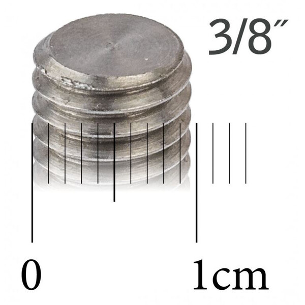 Berlebach 75mm 3/8" Zwart
