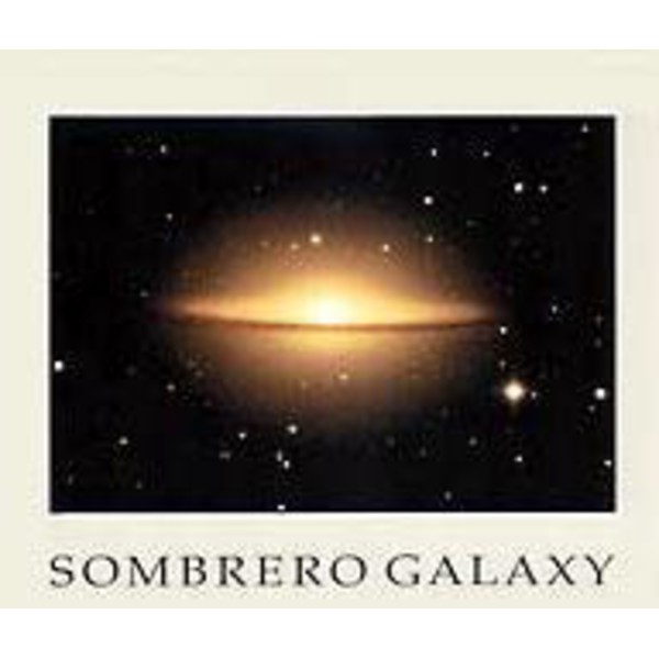 Palazzi Verlag Poster Sombrero Galaxy - (kunstdruk)