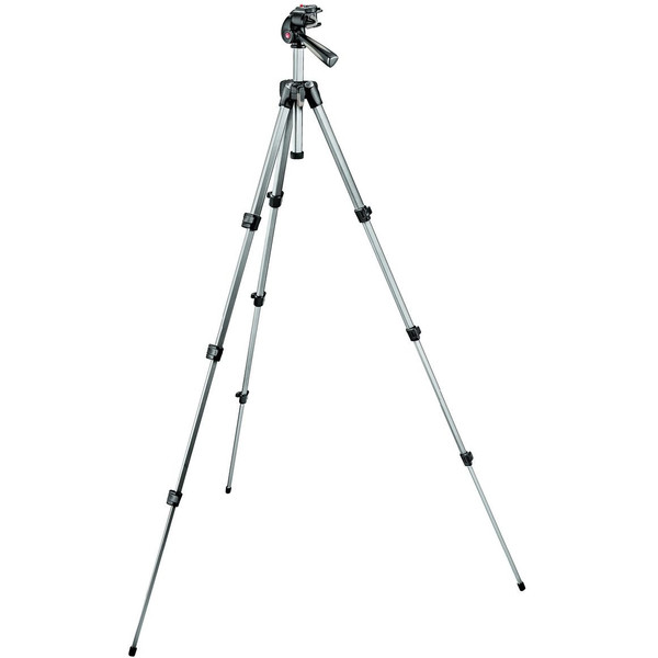 Manfrotto Aluminium-Dreibeinstativ MK393-H Aluminium Dreibeinstativ mit 3-Wege-Neiger