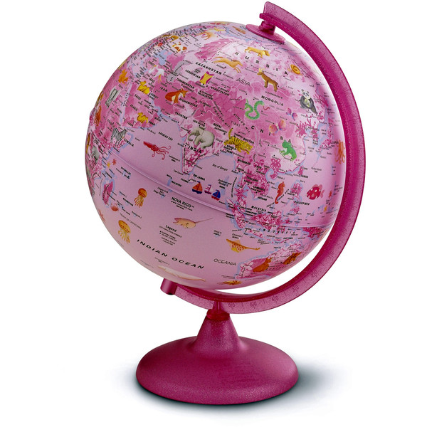 Räthgloben 1917 Kinderglobe roze 25cm