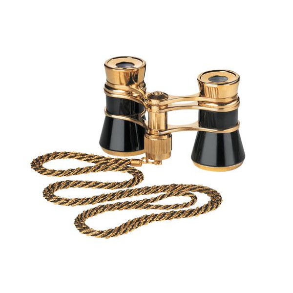 Eschenbach Toneelkijker Opera glasses Glamour 3x25 black-gold with chain