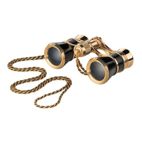 Eschenbach Toneelkijker Opera glasses Glamour 3x25 black-gold with chain