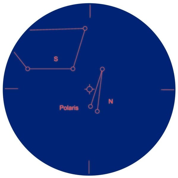 Explore Scientific ES zoeker 8x50, gehoekte inkijk, met Amici-prisma en poolgravure