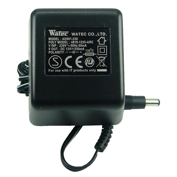 Watec WAT 120N+ deepsky videocamera set met stroomvoorziening