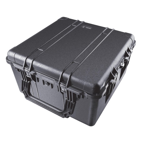 PELI Koffer M1640, zwart, incl. schuimrubber, incl. wieltjes