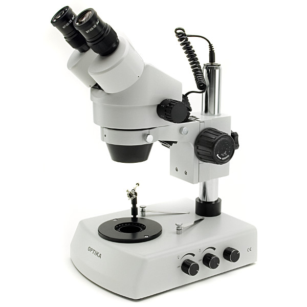 Optika Stereozoommicroscoop SZM-GEM-1, gemmologisch, binoculair
