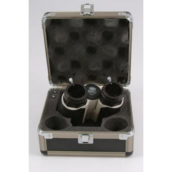 Baader Binoviewer Planetarium MaxBright Binoculair met Aluminium opbergkoffer, met 1 st. GWK = glaspadcorrector 2.6x met 1.25" stekkeraansluiting