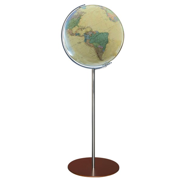 Columbus Royal staande globe, 40cm, notenboomvoet 224056 (Duits)