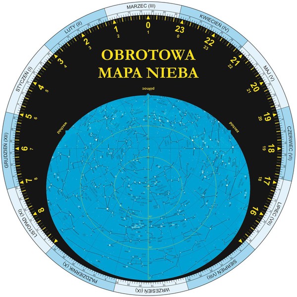 AstroCD Sterrenkaart Obrotowa mapa nieba
