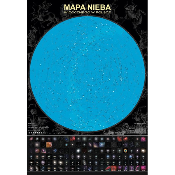 AstroCD Poster Plakat - Mapa Nieba