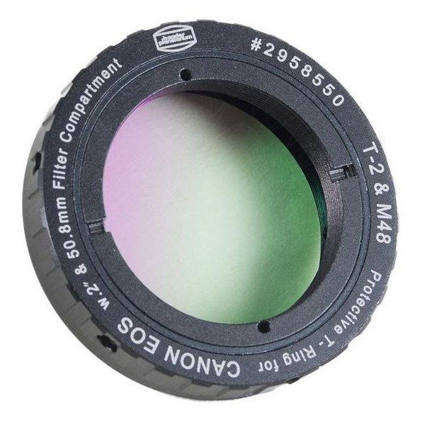 Baader Camera adapter Protective CANON DSLR T-ring, met ingebouwde helderglas-stofbeschermingsfilter 50,4 x 3mm