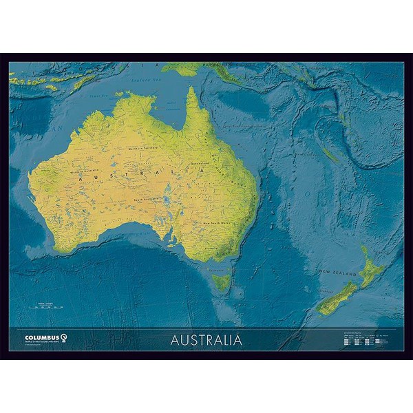 Columbus Continentkaart Australië KK2021AU