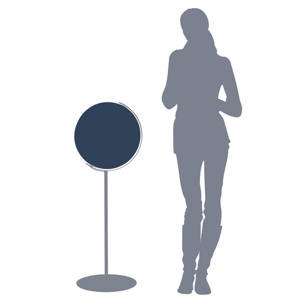 Columbus Royal staande globe, messingvoet (Duits) 40cm