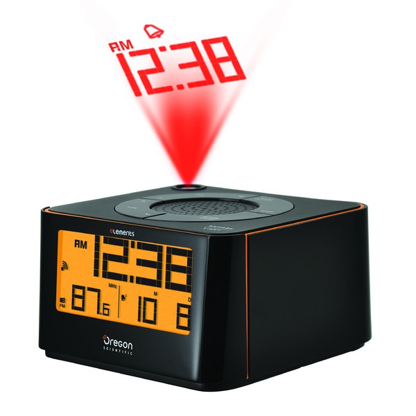 Oregon Scientific Weerstation EW 103 projection radio alarm clock